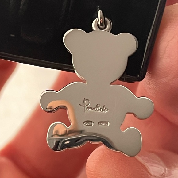 Pomellato Orsetto “Bear Hug” Limited Edition Sterling Silver Pendant - Picture 5 of 7